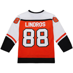 Eric Lindros Philadelphia Flyers Mitchell & Ness Big & Tall 1996-97 Blue Line 2.0 Jersey Orange