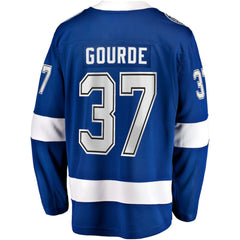Yanni Gourde Tampa Bay Lightning Fanatics Home Breakaway Jersey Blue