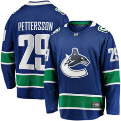 Marcus Pettersson Vancouver Canucks Fanatics Home Breakaway Jersey Blue