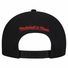 Buffalo Sabres Mitchell & Ness Retro Script Colorblock Snapback Hat Black