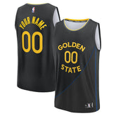 Golden State Warriors Youth Fast Break Custom Replica Jersey sale - Black sale - Statement Edition