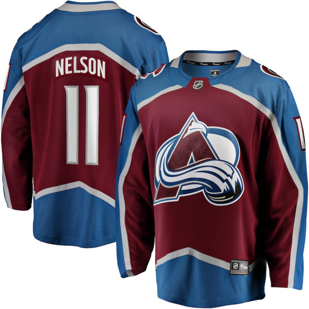 Brock Nelson Colorado Avalanche Fanatics Home Breakaway Jersey Burgundy