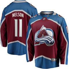 Brock Nelson Colorado Avalanche Fanatics Home Breakaway Jersey Burgundy