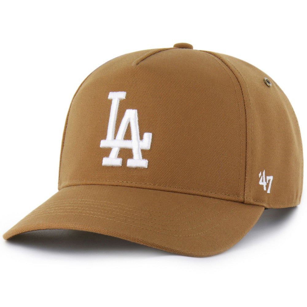 Los Angeles Dodgers Carhartt x Hitch Adjustable Hat Brown | 47 brand