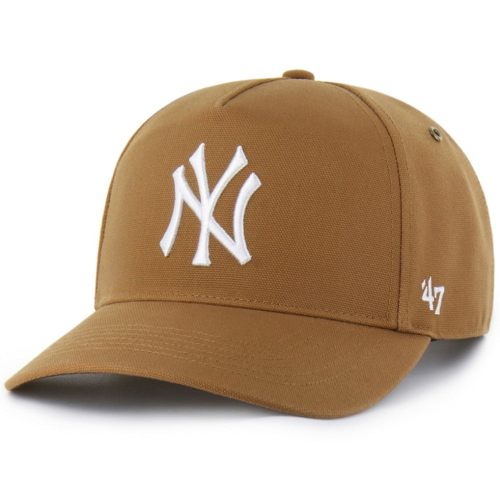 New York Yankees Carhartt x Hitch Adjustable Hat Brown | 47 brand
