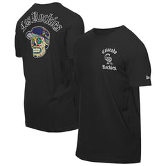 Colorado Rockies Sugar Skulls T-Shirt Black | New Era