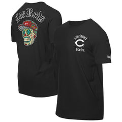 Cincinnati Reds Sugar Skulls T-Shirt Black | New Era