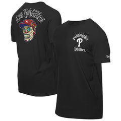 Philadelphia Phillies Sugar Skulls T-Shirt Black | New Era