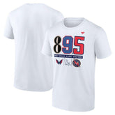 Alexander Ovechkin Washington Capitals Fanatics NHL All-Time Leading Goal Scorer The History of 895 T-Shirt White