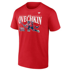 Alexander Ovechkin Washington Capitals Fanatics NHL All-Time Leading Goal Scorer GR8 Celebration T-Shirt Athletic Red