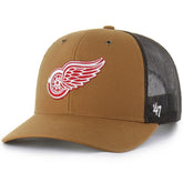 Detroit Red Wings Carhartt x '47 Trucker Adjustable Hat Brown