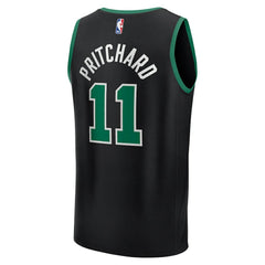 Payton Pritchard Boston Celtics Fast Break Replica Player Jersey - Statement Edition - Black