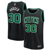 Sam Hauser Boston Celtics Fast Break Replica Player Jersey - Statement Edition - Black