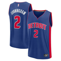 Cade Cunningham Detroit Pistons Fast Break Replica Player Jersey sale - Icon Editi- Blue