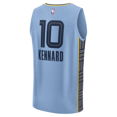 Luke Kennard Memphis Grizzlies Fast Break Replica Player Jersey - Statement Edition - Light Blue