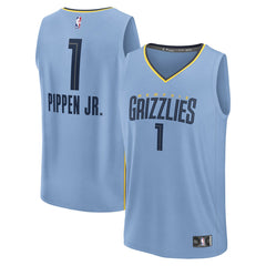 Scotty Pippen Jr. Memphis Grizzlies Fast Break Replica Player Jersey - Statement Edition - Light Blue