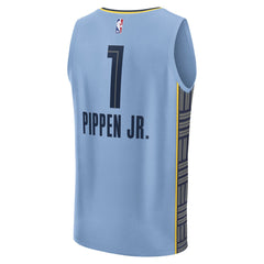 Scotty Pippen Jr. Memphis Grizzlies Fast Break Replica Player Jersey - Statement Edition - Light Blue