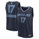 Yuki Kawamura Memphis Grizzlies Fast Break Replica Player Jersey - Icon Edition - Navy
