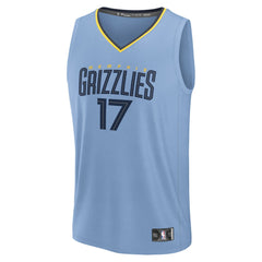 Yuki Kawamura Memphis Grizzlies Fast Break Replica Player Jersey - Statement Edition - Light Blue