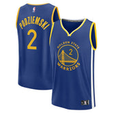 Brandin Podziemski Golden State Warriors Fast Break Replica Player Jersey sale - Icon Editi- Royal
