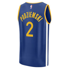 Brandin Podziemski Golden State Warriors Fast Break Replica Player Jersey sale - Icon Editi- Royal