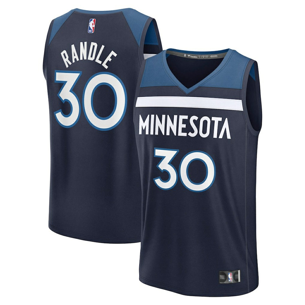 Julius Randle Minnesota Timberwolves Fast Break Replica Player Jersey - Icon Edition - Navy