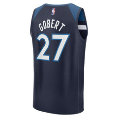 Rudy Gobert Minnesota Timberwolves Fast Break Replica Player Jersey - Icon Edition - Navy