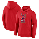 Alexander Ovechkin Washington Capitals Fanatics NHL All-Time Leading Goal Scorer 895 Logo Pullover Hoodie Athletic Red