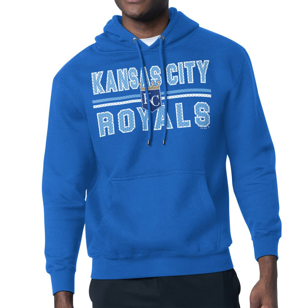 Kansas City Royals Starter Team Mesh Print Graphic Pullover Hoodie Royal
