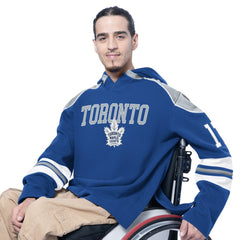 Toronto Maple Leafs G-III Sports by Carl Banks Adaptive Wear Lord Stanley Hooded Long Sleeve Sweatshirt Royal