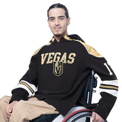 Vegas Golden Knights G-III Sports by Carl Banks Adaptive Wear Lord Stanley Hooded Long Sleeve Sweatshirt Black