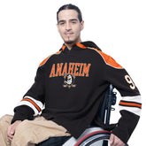Anaheim Ducks G-III Sports by Carl Banks Adaptive Wear Lord Stanley Hooded Long Sleeve Sweatshirt Black