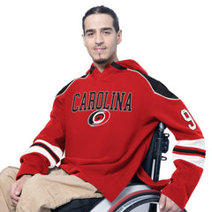 Carolina Hurricanes G-III Sports by Carl Banks Adaptive Wear Lord Stanley Hooded Long Sleeve Sweatshirt Red