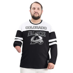 Colorado Avalanche G-III Sports by Carl Banks Adaptive Wear Outlast Durene Long-Sleeve T-Shirt Black
