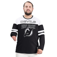 New Jersey Devils G-III Sports by Carl Banks Adaptive Wear Outlast Durene Long-Sleeve T-Shirt Black