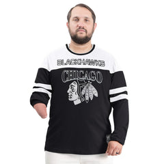 Chicago Blackhawks G-III Sports by Carl Banks Adaptive Wear Outlast Durene Long-Sleeve T-Shirt Black
