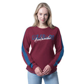 Colorado Avalanche G-III 4Her by Carl Banks Women's Advantage Thermal Long-Sleeve Tri-Blend T-Shirt Burgundy