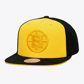 Boston Bruins Mitchell & Ness Color Pop Snapback Hat Gold/Black