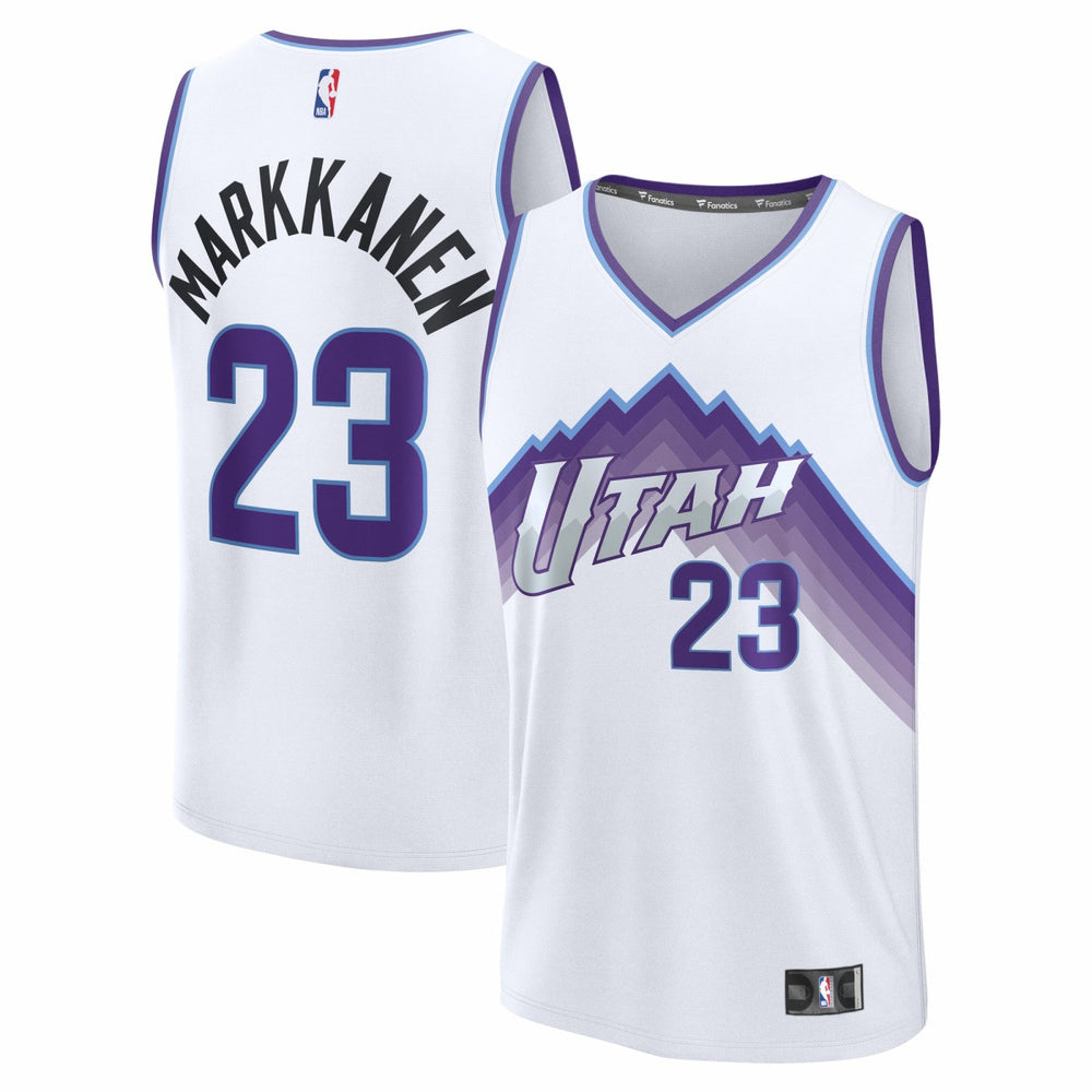 Lauri Markkanen Utah Jazz Fast Break Replica Jersey - Association Edition - White