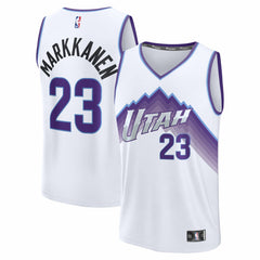 Lauri Markkanen Utah Jazz Fast Break Replica Jersey - Association Edition - White