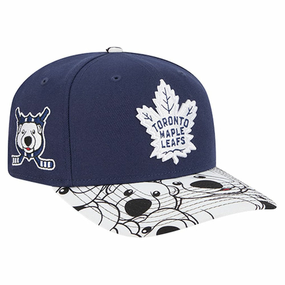 Toronto Maple Leafs New Era Mascot Visor 9SEVENTY Adjustable Hat Blue