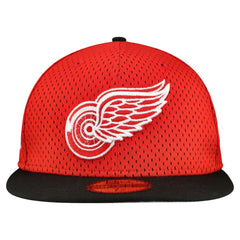 Detroit Red Wings New Era Mesh Crown Two-Tone 59FIFTY Fitted Hat Red/Black