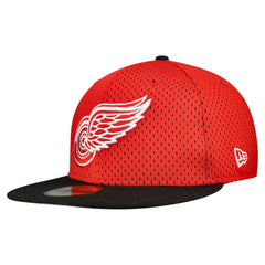 Detroit Red Wings New Era Mesh Crown Two-Tone 59FIFTY Fitted Hat Red/Black