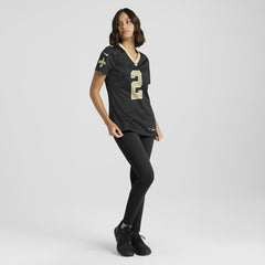 Spencer Rattler New Orleans Saints Women's Team Game Jersey - Black