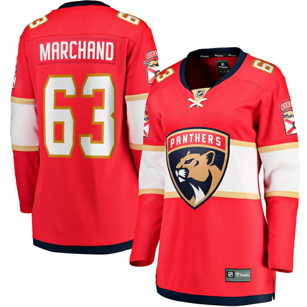 Brad Marchand Florida Panthers Fanatics Women's Home Breakaway Player Jersey Red