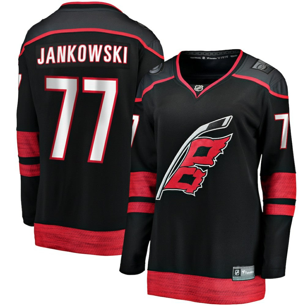 Mark Jankowski Carolina Hurricanes Fanatics Women's Home Breakaway Player Jersey Black