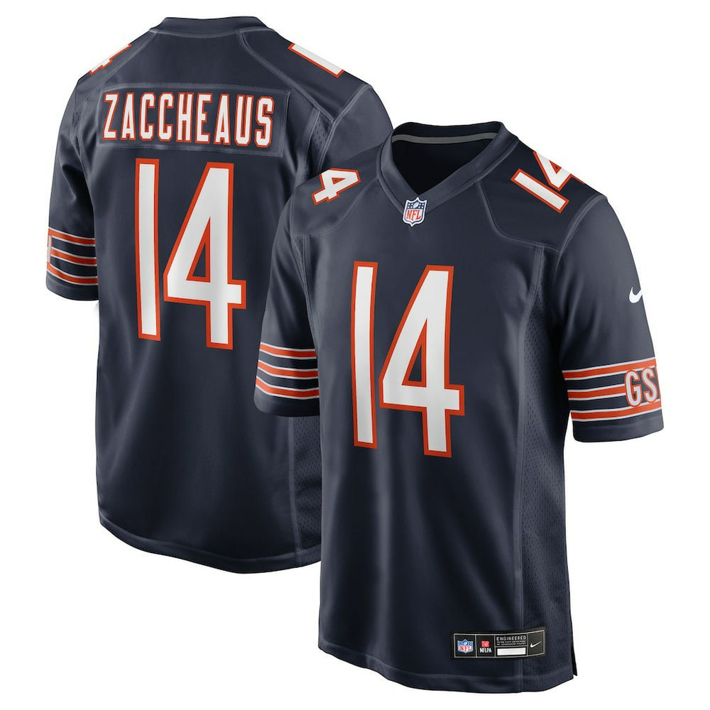 Olamide Zaccheaus Chicago Bears Team Game Jersey - Navy