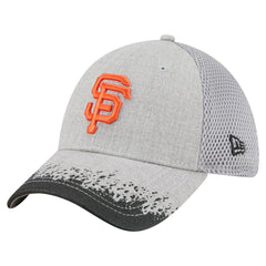 San Francisco Giants Visor Paint Splatter 39THIRTY Flex Hat Gray | New Era
