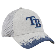 Tampa Bay Rays Visor Paint Splatter 39THIRTY Flex Hat Gray | New Era