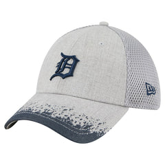 Detroit Tigers Visor Paint Splatter 39THIRTY Flex Hat Gray | New Era